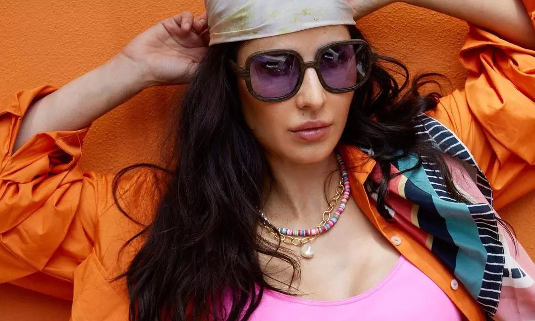 Katrina Kaif in Pink Casual Beachwear.. Check Out The Actress Sexy Bikini Looks