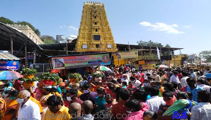 వైభవంగా మల్లన్న బ్రహ్మోత్సవాలు.. భక్తులతో మారుమ్రోగిన ఆలయం