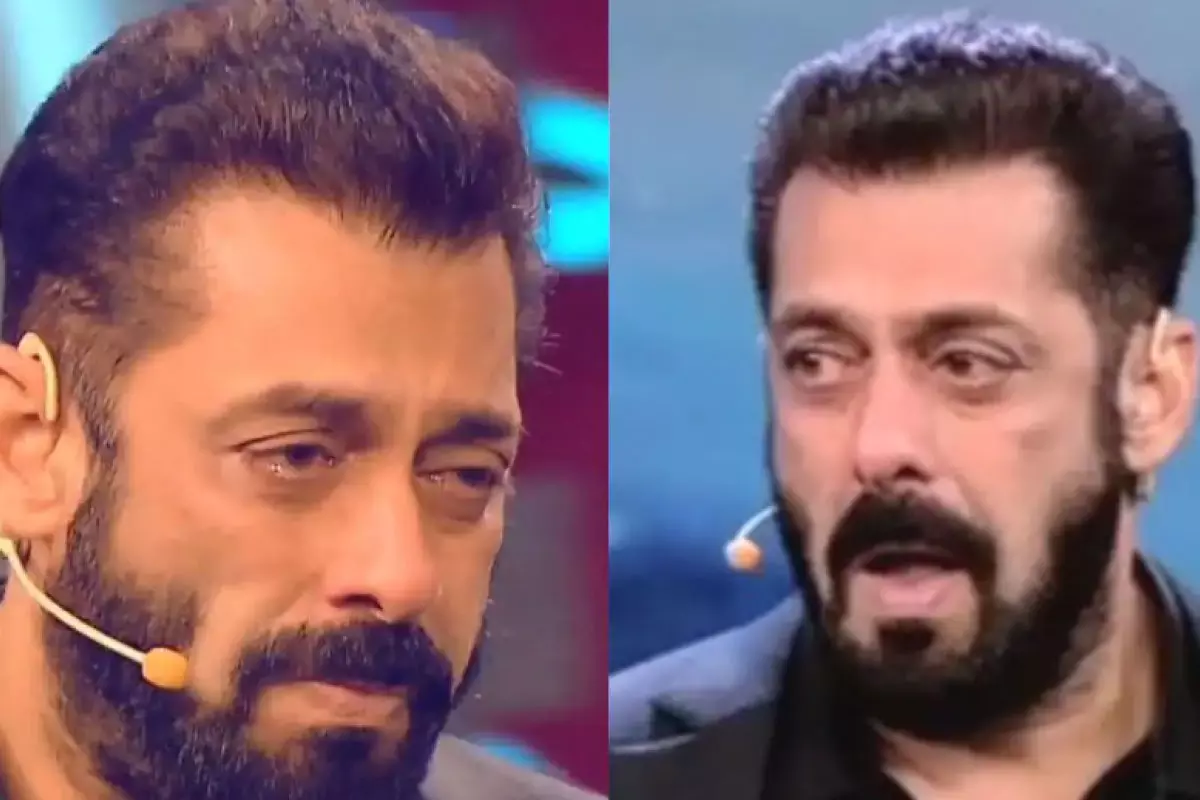 Salman Khan breaks down in tears at the stage of iifa awards