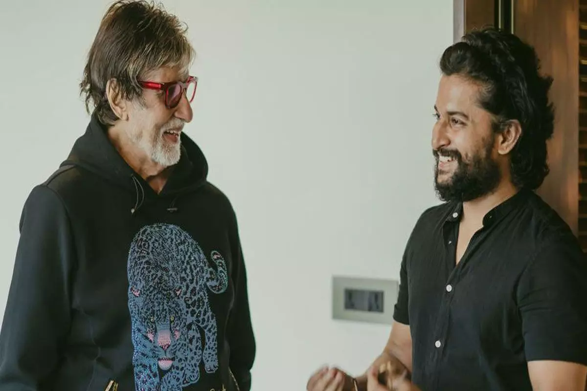 Natural Star Nani Shares Candid Pic with Amitabh Bachchan as he has fanboy moment