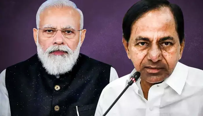 Amid PM Modi Hyderabad Tour, TRS Started a flexi war with anti modi slogans