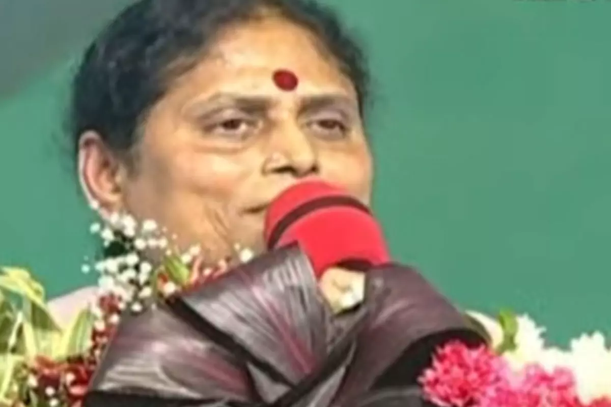 YS Vijayamma Speech In YSRCP Plenary Meeting