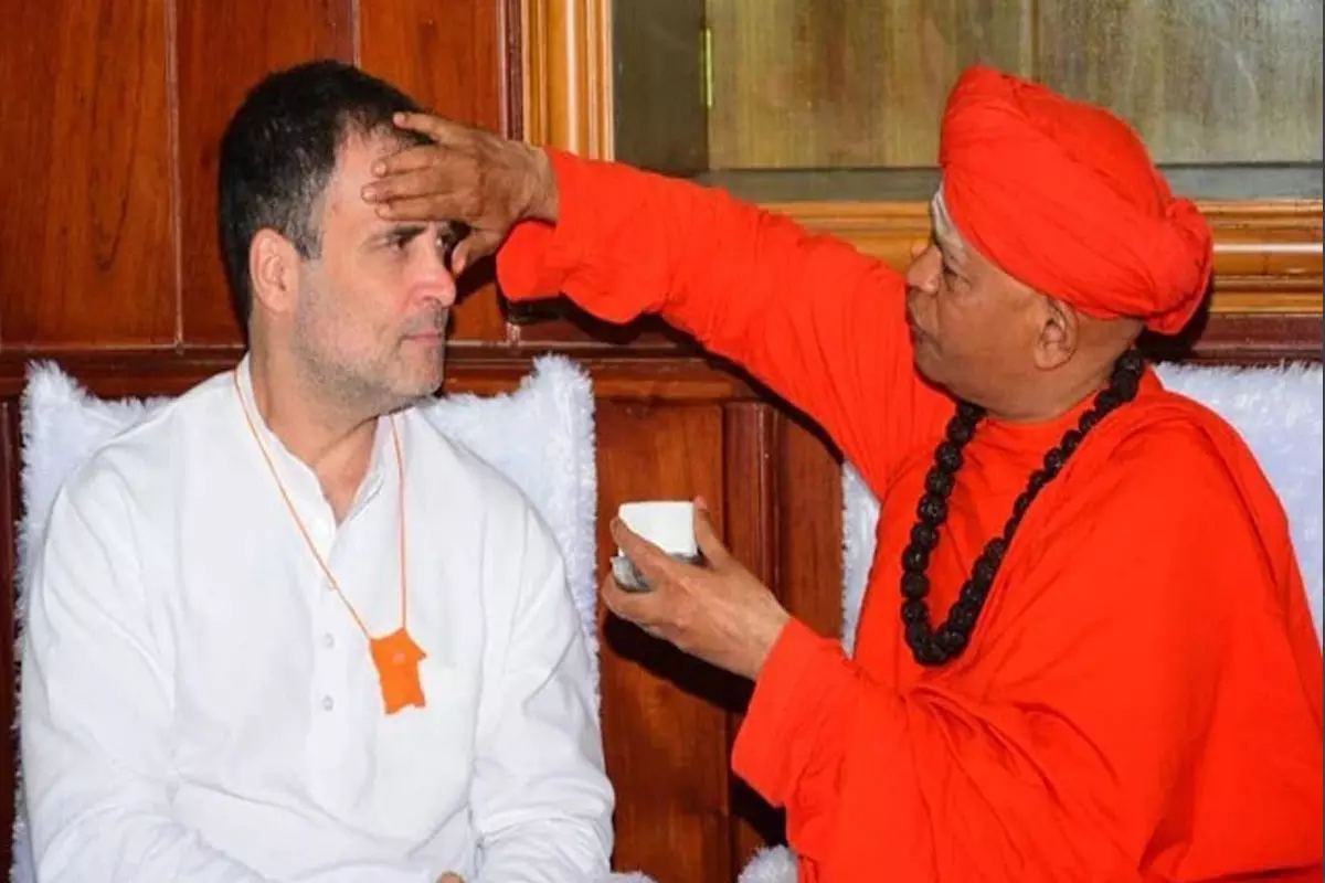 Rahul Gandhi will become next PM, says Swamiji at Karnataka Haveri Mutt