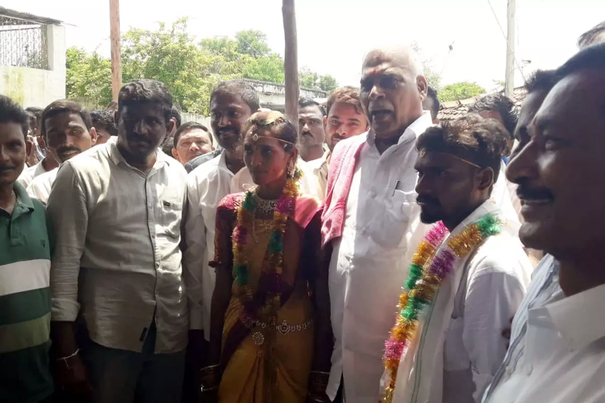 Sirpur MLA Koneru Konappa Attends Love Marriage