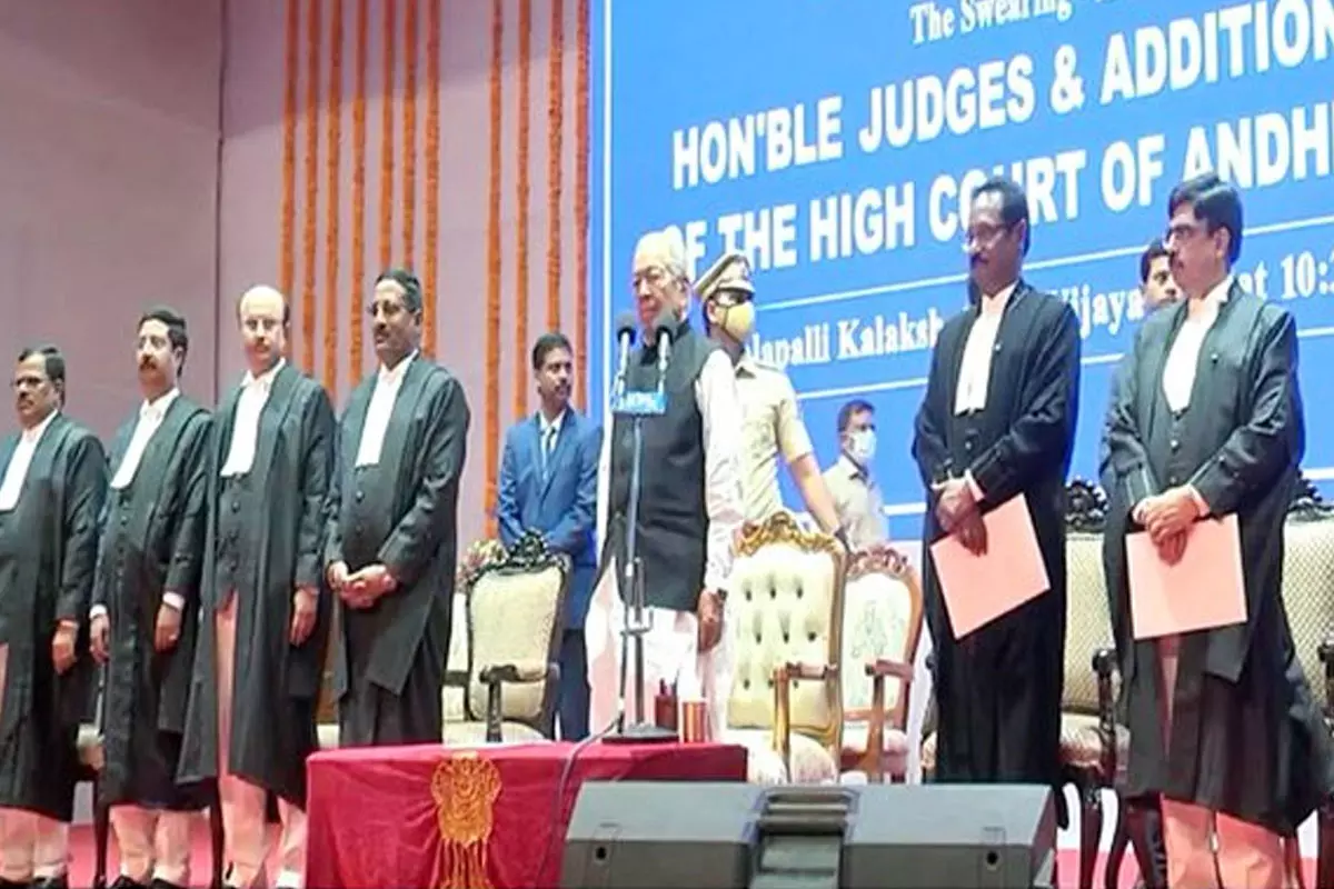 7 Judges Take Oath As the Judges of AP High Court