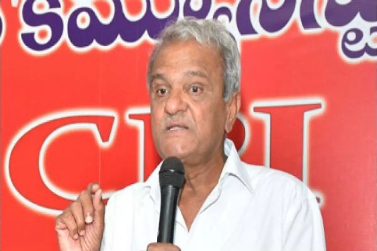 YCP MP Gorantla Madhav made a free blue film, Says CPI Narayana