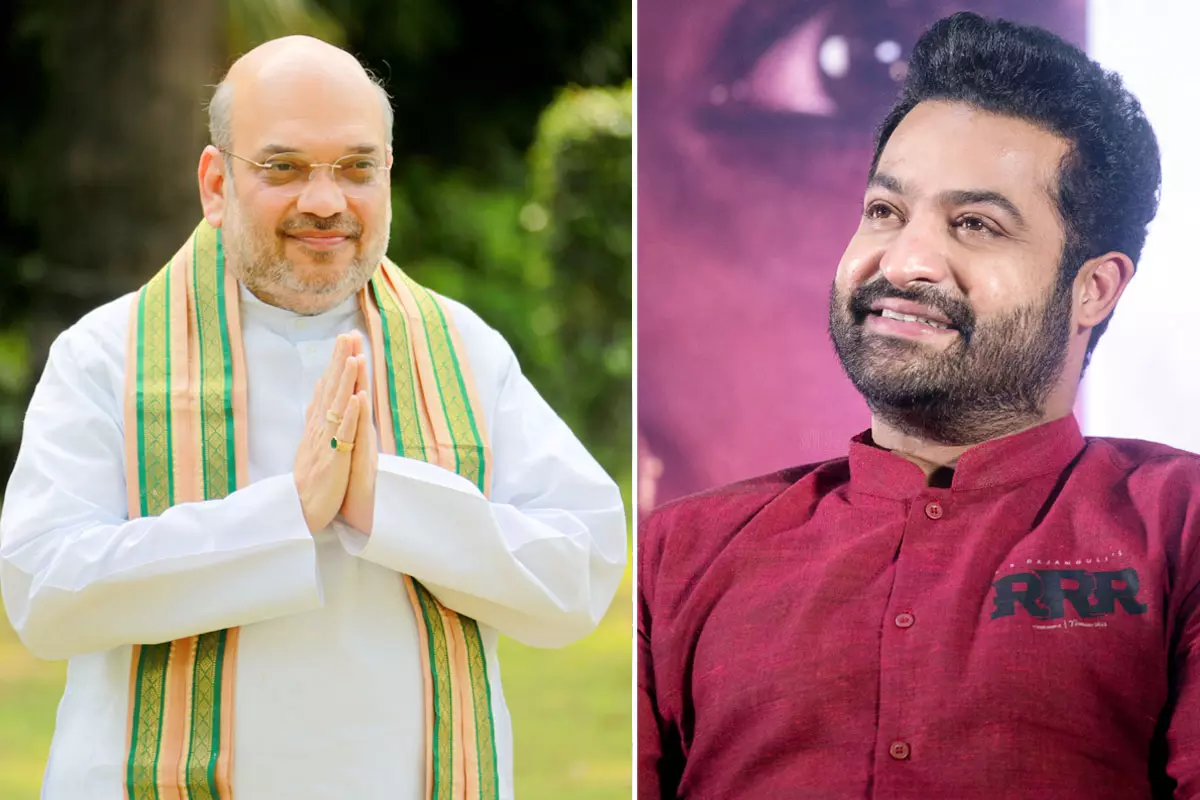 హోంశాఖ మంత్రి Amit Shah తో Junior NTR  భేటీ