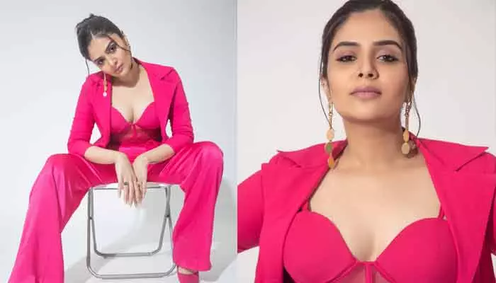 అబ్బా.. పింక్ డ్రెస్‌లో పిచ్చెక్కిస్తోన్న Sreemukhi