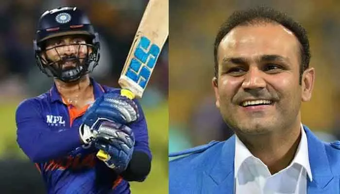 Dinesh Karthik కంటే అతడే బెటర్.. ఫస్ట్ నుండే చెప్పినా వినలే: Virender Sehwag ఆసక్తికర వ్యాఖ్యలు