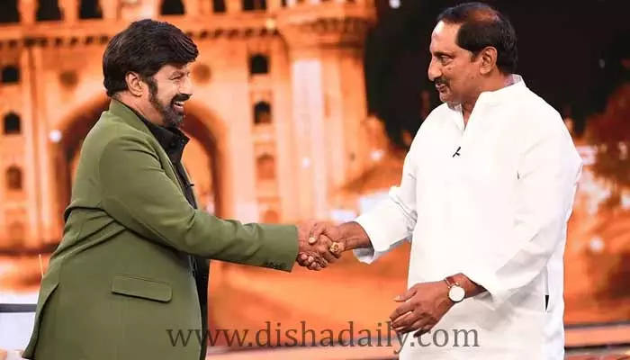 మాజీ సీఎం నల్లారితో బాలయ్య Unstoppable ముచ్చట్లు...