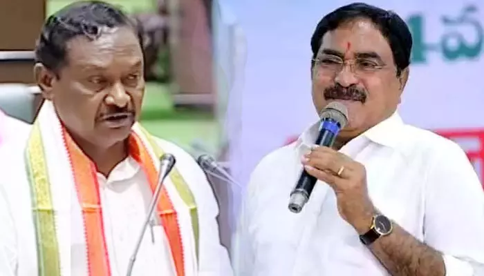 బీఆర్ఎస్ గూటికి కాంగ్రెస్ ఎమ్మెల్యే...? మంత్రి ఎర్రబెల్లితో భేటీ!