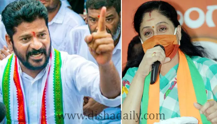 Revanth Reddy : రేవంత్ రెడ్డికి అనుకూలంగా విజయశాంతి కామెంట్స్!