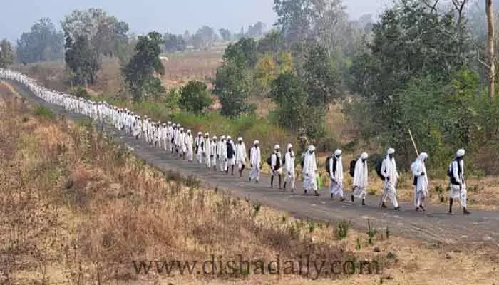 నాగోబా జాతర స్పెషల్.. గంగా జలానికి బయలుదేరిన మెస్రం వంశీయులు