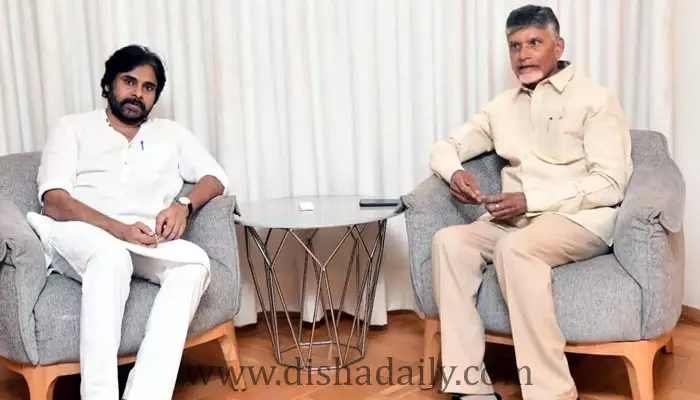 కాసేపట్లో Pawan Kalyan and Chandrababu  భేటీ