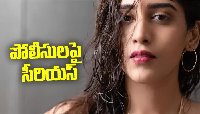 పోలీసులపై కలర్ ఫొటో హీరోయిన్ సీరియస్..