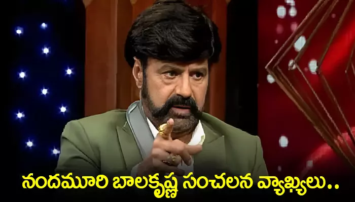 MLA Nandamuri Balakrishna సంచలన వ్యాఖ్యలు