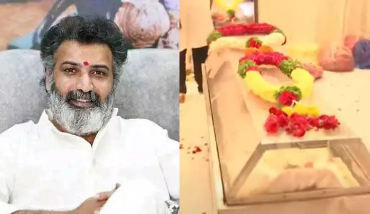 Nandamuri Tarakaratna భౌతికకాయానికి చిరంజీవి, బాలయ్య నివాళి