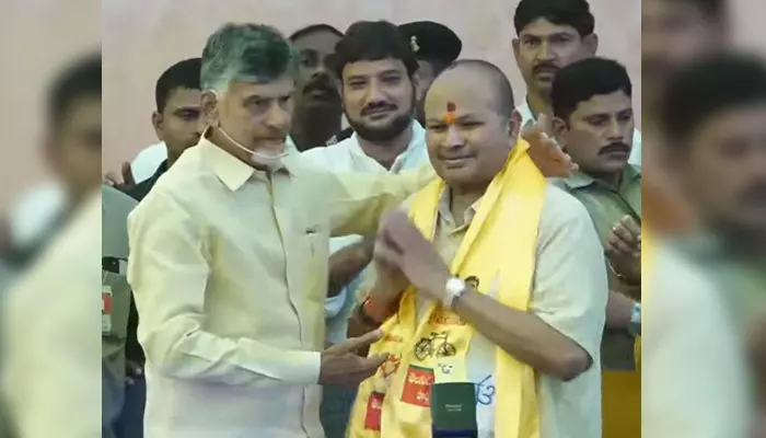 కన్నా పార్టీలోకి రావడం శుభపరిణామం: టీడీపీ అధినేత చంద్రబాబు