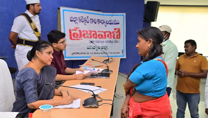 ప్రజావాణి ఫిర్యాదులను సత్వరమే పరిష్కరించాలి: కలెక్టర్ షేక్ యాస్మిన్ భాషా