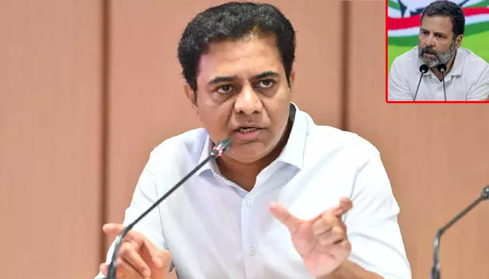 రాహుల్ పై అనర్హత వేటు అప్రజాస్వామికం.. కేటీఆర్