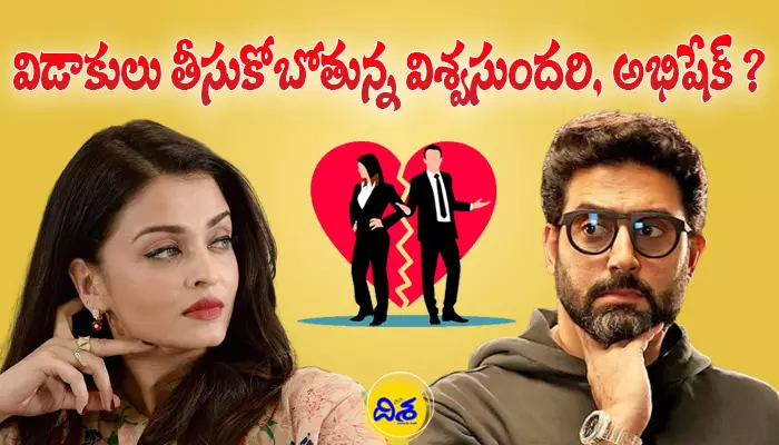 విడాకులు తీసుకోబోతున్న విశ్వసుందరి, అభిషేక్ బచ్చన్?