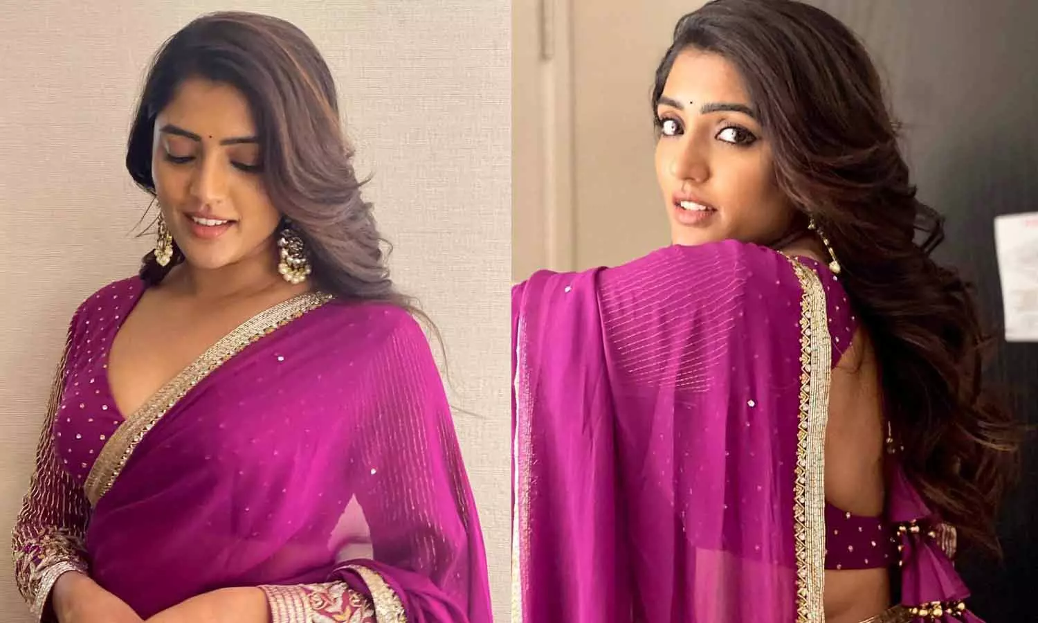 EESHA REBBA: చీరకట్టు  అందాలతో వెర్రెత్తిస్తున్న ఈషా.. వైరల్ అవుతున్న ఫోటోలు..