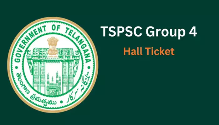 TSPSC: గ్రూప్-4 హాల్ టికెట్లు విడుదల