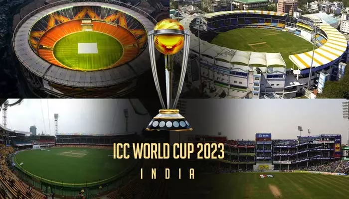 ICC World Cup 2023 schedule : మ్యాచ్‌లకు ఆతిథ్యం ఇచ్చే నగరాలు ఇవే