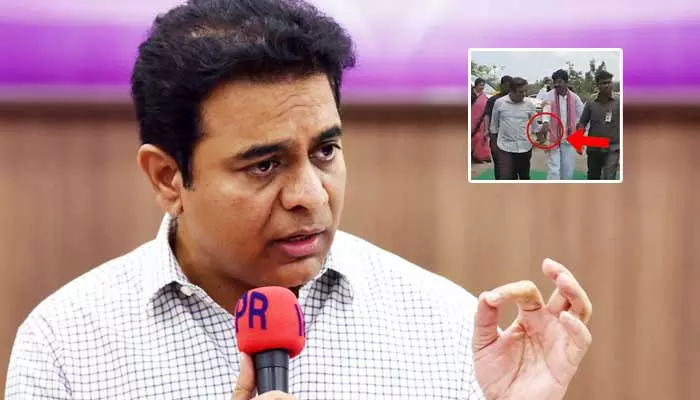 KTR :సొంత ఎమ్మెల్యేకు షేక్ హ్యాండ్ ఇచ్చేందుకు నిరాకరించిన కేటీఆర్ (వీడియో)