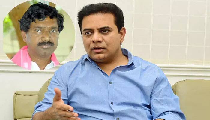 వివాదాలొద్దు..రాజ‌య్యకు Minister KTR సూచ‌న‌