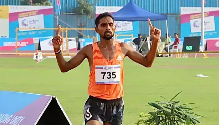 Asian Athletics Championship 2023: ఆసియా అథ్లెటిక్స్‌లో భారత్ శుభారంభం.. 10 వేల మీటర్ల నడకలో కాంస్యం..