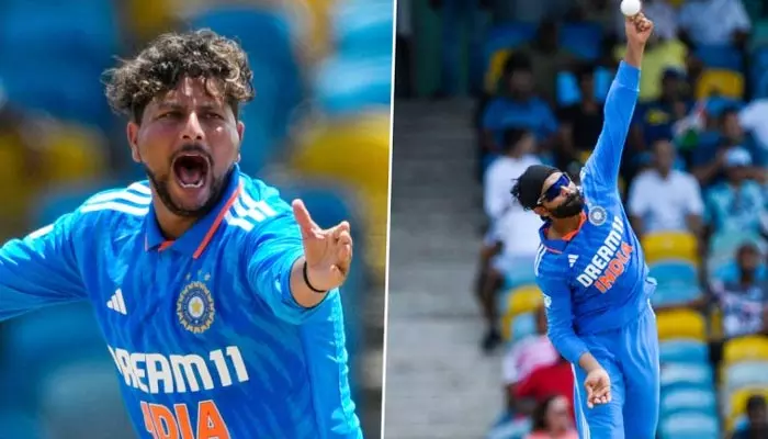 India vs West Indies ODI: చరిత్ర సృష్టించిన జడేజా-కుల్‌దీప్ జోడి.. వన్డేల్లో తొలిసారిగా..