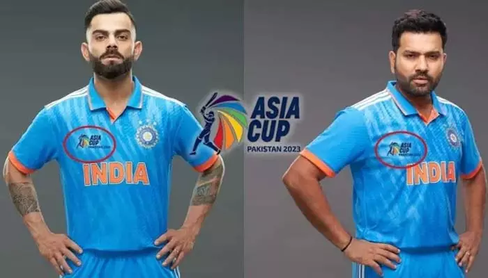 Asia Cup 2023: టీమిండియా క్రికెటర్ల జెర్సీపై పాకిస్తాన్ పేరు.. ఎందుకంటే?