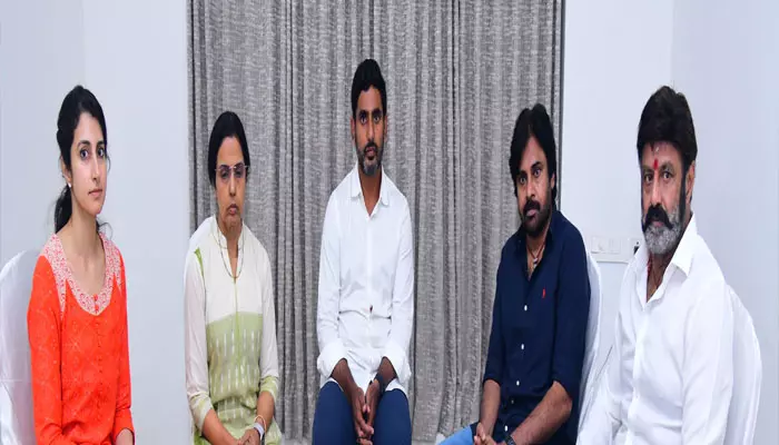 నారా భువనేశ్వరిని ఓదార్చిన పవన్ కల్యాణ్