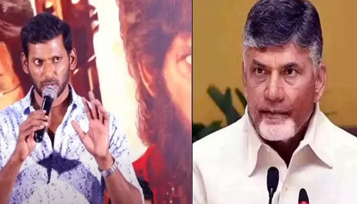 చంద్రబాబుకే అలాంటి  పరిస్థితి వస్తే.. నాలాంటి  సామాన్యుల పరిస్థితి ఏంటని భయమేస్తుంది: విశాల్