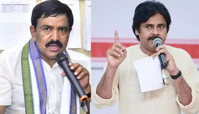 కాకినాడలో నాపై పోటీ చేయ్.. పవన్‌కు ద్వారంపూడి సవాల్