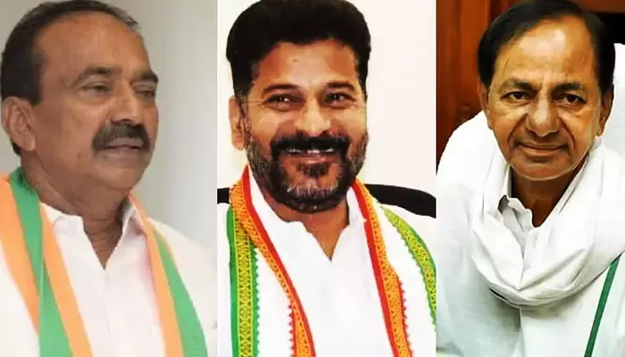 కేసీఆర్, ఈటల, రేవంత్ ముగ్గురిదీ సేమ్ ప్రాబ్లమ్.. ఒకేచోట ఫోకస్ చేస్తే.. మరోచోట చిక్కులు..!