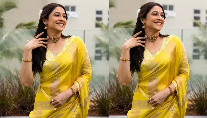 Regina Cassandra : ఎల్లో చీరలో మెరిసిపోతున్న రెజీనా..