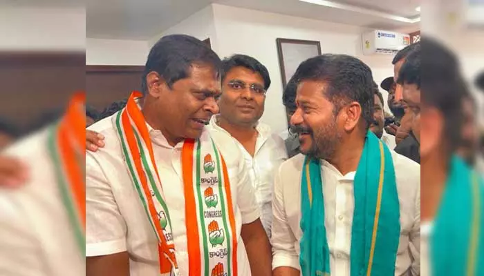 బీఆర్ఎస్‌కు బిగ్ షాక్...కాంగ్రెస్‌లోకి కీలక నేత