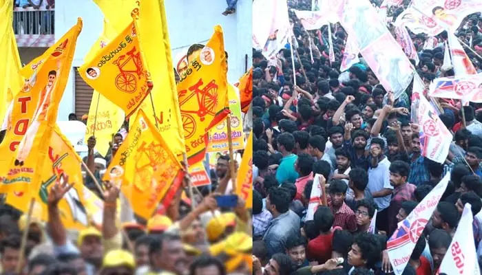 Tdp-Janasena: దారుణంగా కొట్టుకుంటున్న కార్యకర్తలు.. ఇప్పుడే ఇలా అయితే ఎలా..!