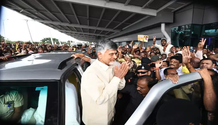 తిరుమల చేరుకున్న టీడీపీ అధినేత చంద్రబాబు నాయుడు