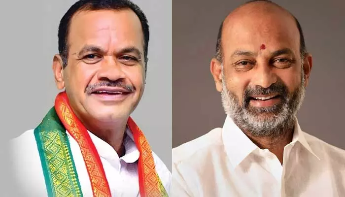 TS Elections : నల్లగొండలో కోమటిరెడ్డి, కరీంనగర్‌లో బండి సంజయ్ ముందంజ