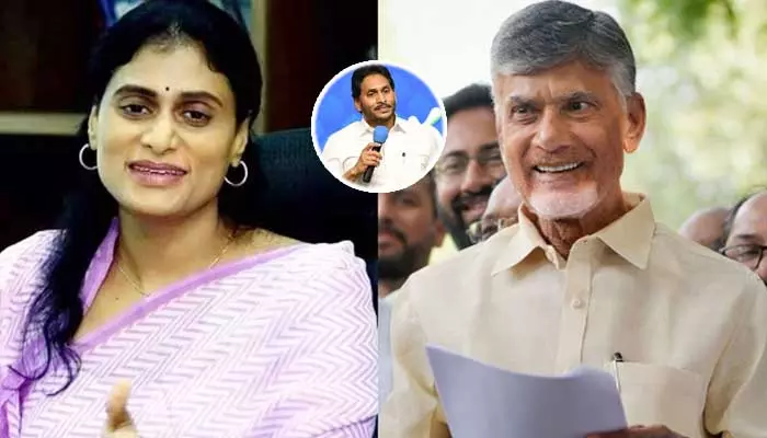 మొదటిసారి చంద్రబాబు గడప తొక్కిన షర్మిల.. ఏపీ రాజకీయాల్లో సంచలనం