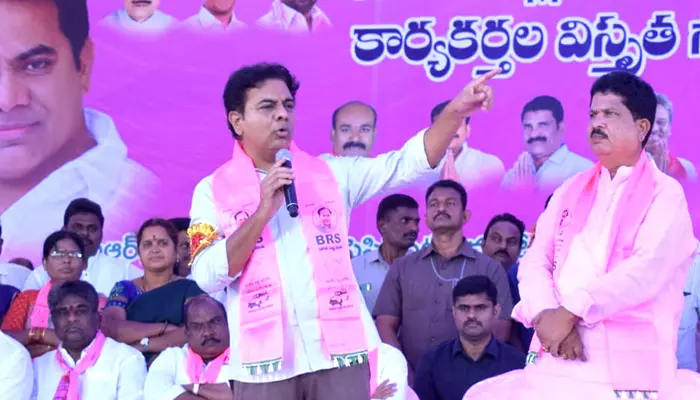 KTR : కాంగ్రెస్​ అధికారంలోకి రాగానే కరెంట్​, నీటి కష్టాలు