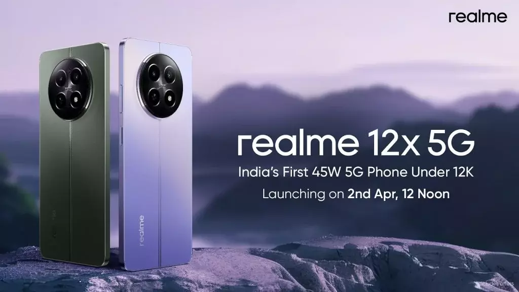 రూ.12 వేలలోపు ధరలో Realme 12X 5G స్మార్ట్‌ఫోన్