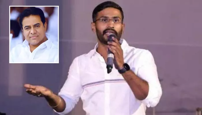 Phone Tapping Case: కేటీఆర్‌పై బల్మూరి వెంకట్ సంచలన ఆరోపణలు.. సొంత పార్టీ నేతలను వదిలిపెట్టలేదని వ్యాఖ్యలు