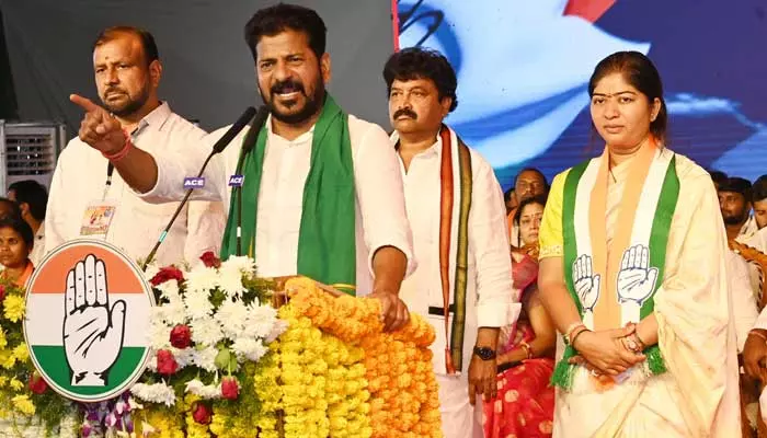 బిడ్డ బెయిల్ కోసం కేసీఆర్ పార్టీని తాకట్టు పెట్టారు :  సీఎం రేవంత్ రెడ్డి