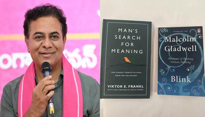 KTR BOOKS: అర్థం కోసం మనిషి అన్వేషణ.. కేటీఆర్ చదువుతున్న బుక్స్ ఇవే..