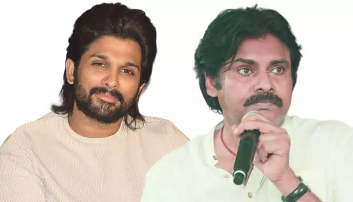 Allu Arjun:అల్లు vs మెగా ఫ్యాన్స్ పొలిటికల్ వార్..అల్లు అర్జున్‌కు ఆ పార్టీ సపోర్ట్!