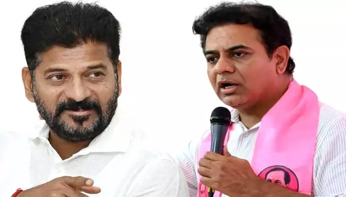 సీఎం రేవంత్ రెడ్డి, రాహుల్ గాంధీలపై KTR ఫైర్